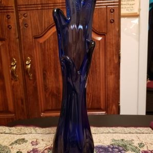 Vintage blue vase